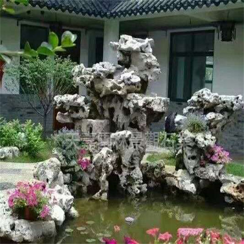 婺城小庭院水景鱼池设计方案